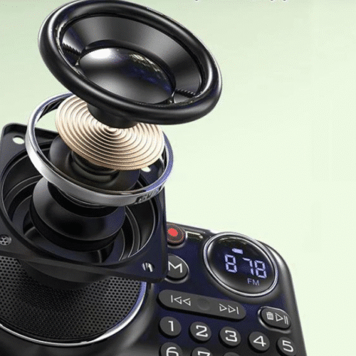 Mini Radio FM Portable Multifonction : Bluetooth, USB, Carte Mémoire et Wi-Fi pour Tous !