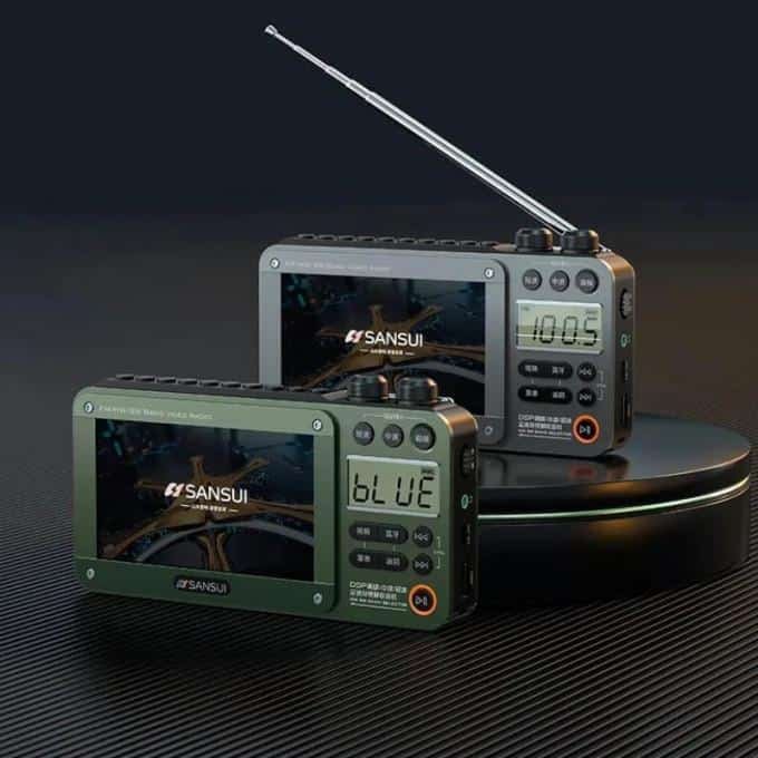 Portable Radio & Movie Box – Sansui F51 .